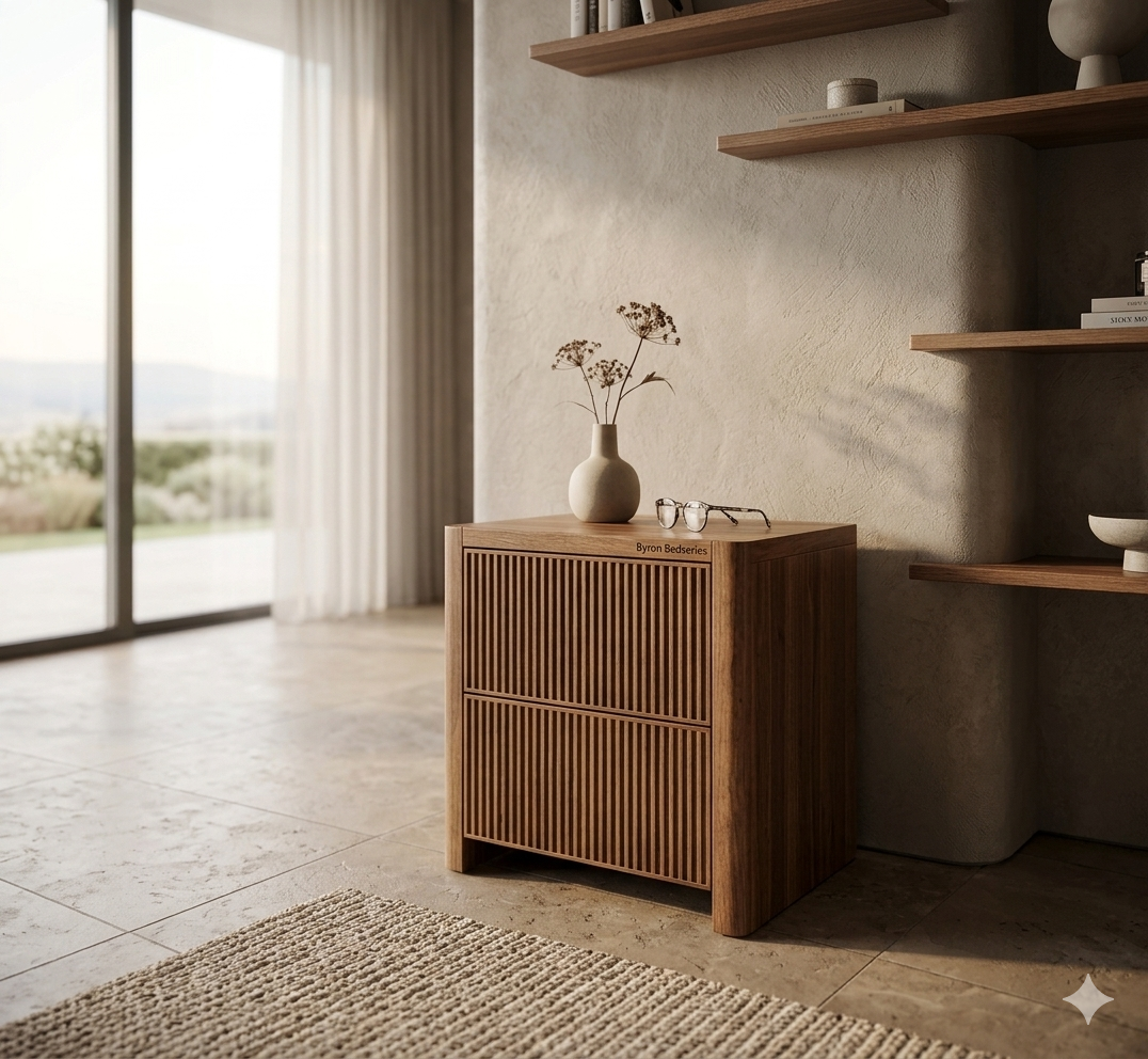Byron Bedside Table (2 Drawer)
