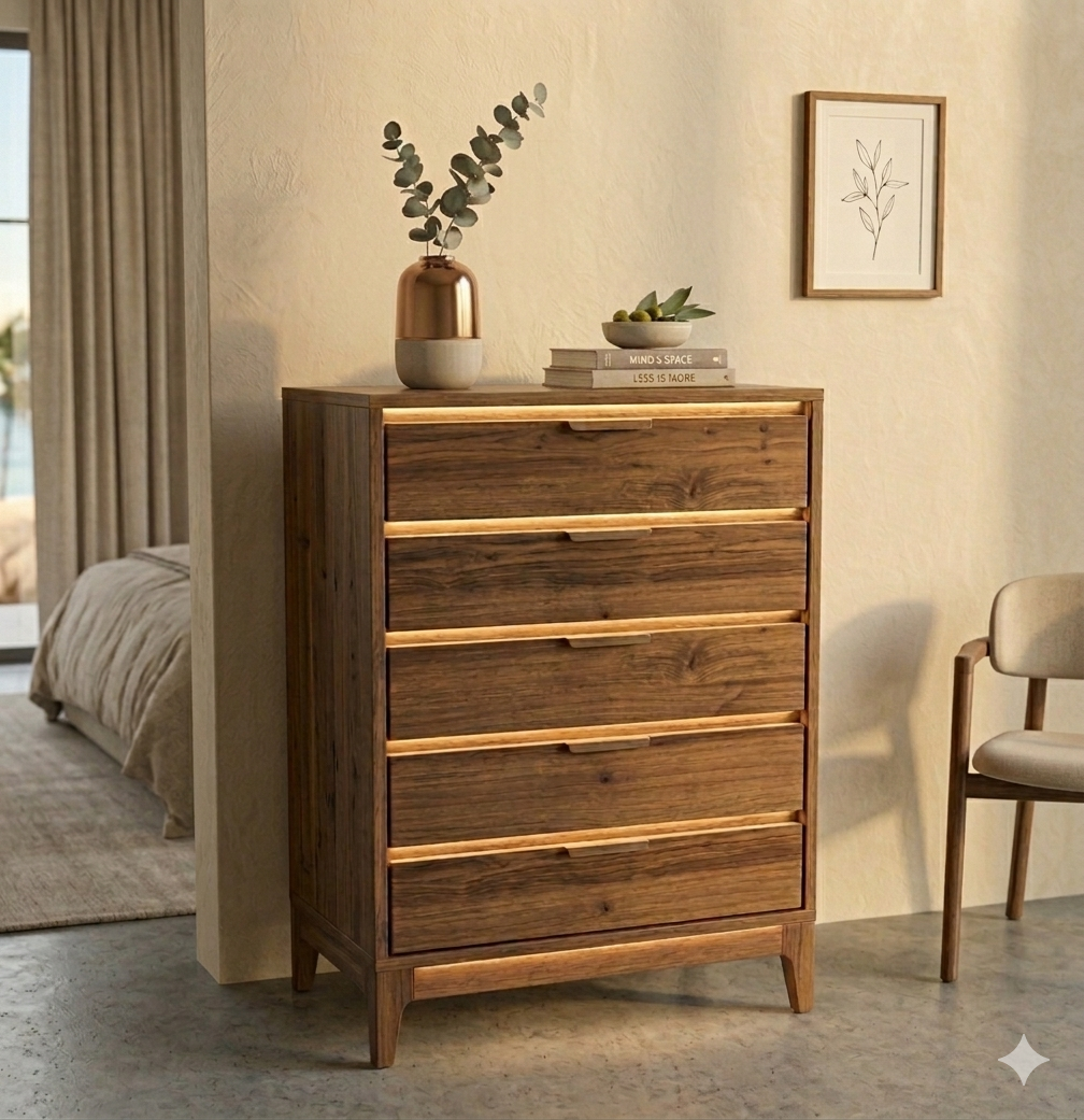 Norfolk Tallboy (5 Drawer)
